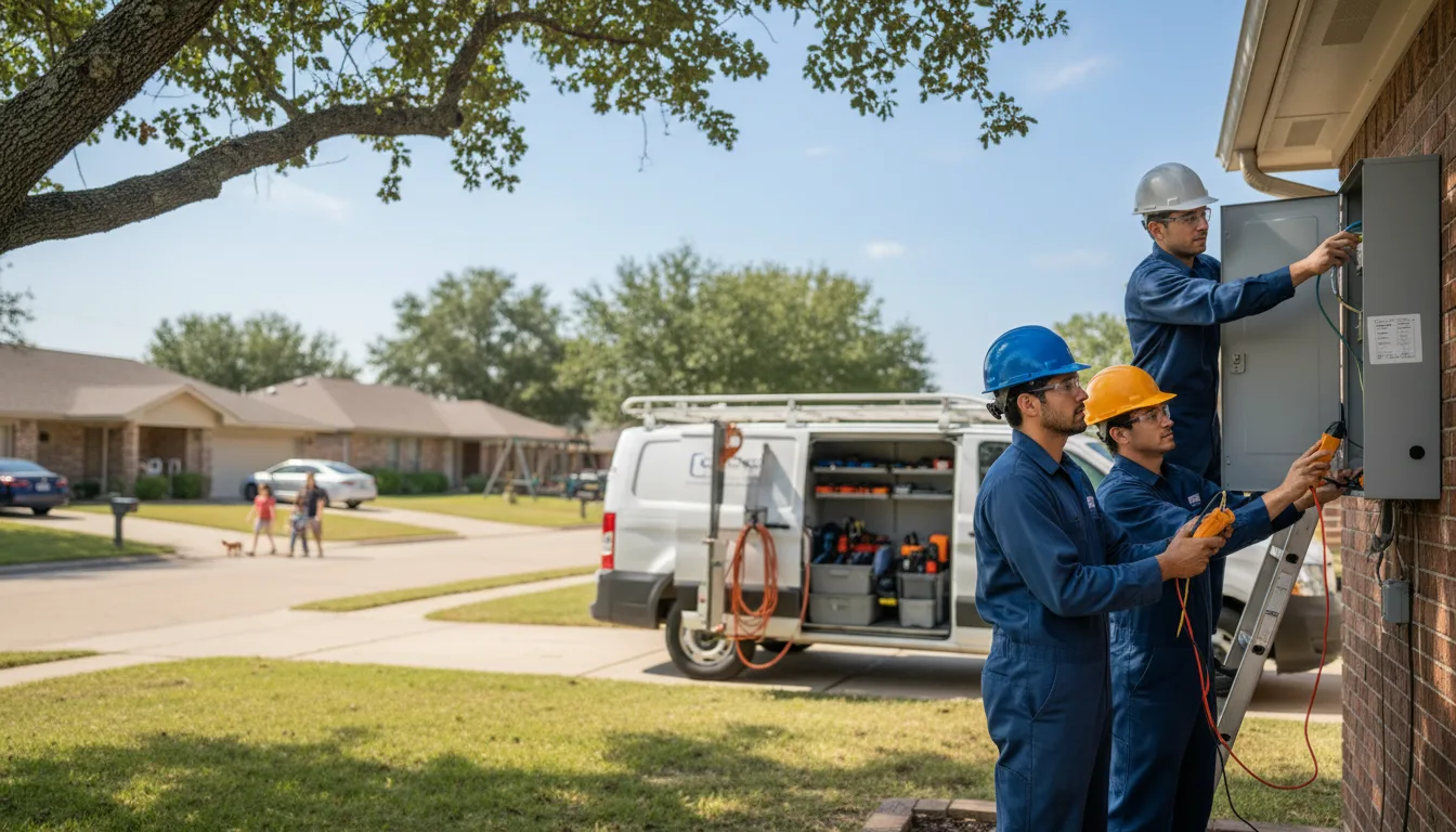 Certified electrician providing emergency electrical services in Guthrie Center, IA